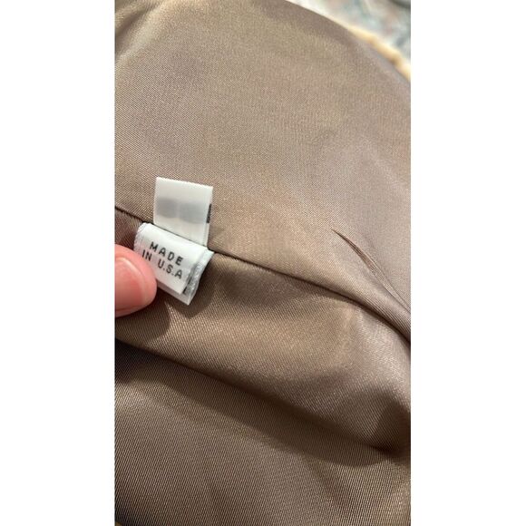 Vintage Faux Fur Coat Jacobsons Beige Made In US Size Large - Picture 2 of 8